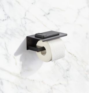 Держатель для туалетной бумаги Milacio Ultra MCU.953.MB чёрный матовый